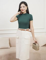 Áo len cổ cao nữ WAL001W4