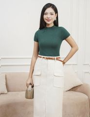 Áo len cổ cao nữ WAL001W4