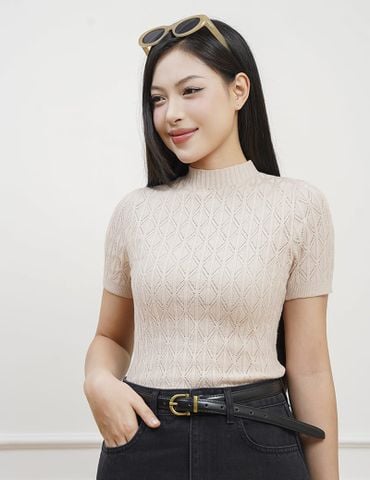 Áo len cổ cao WAL002W4