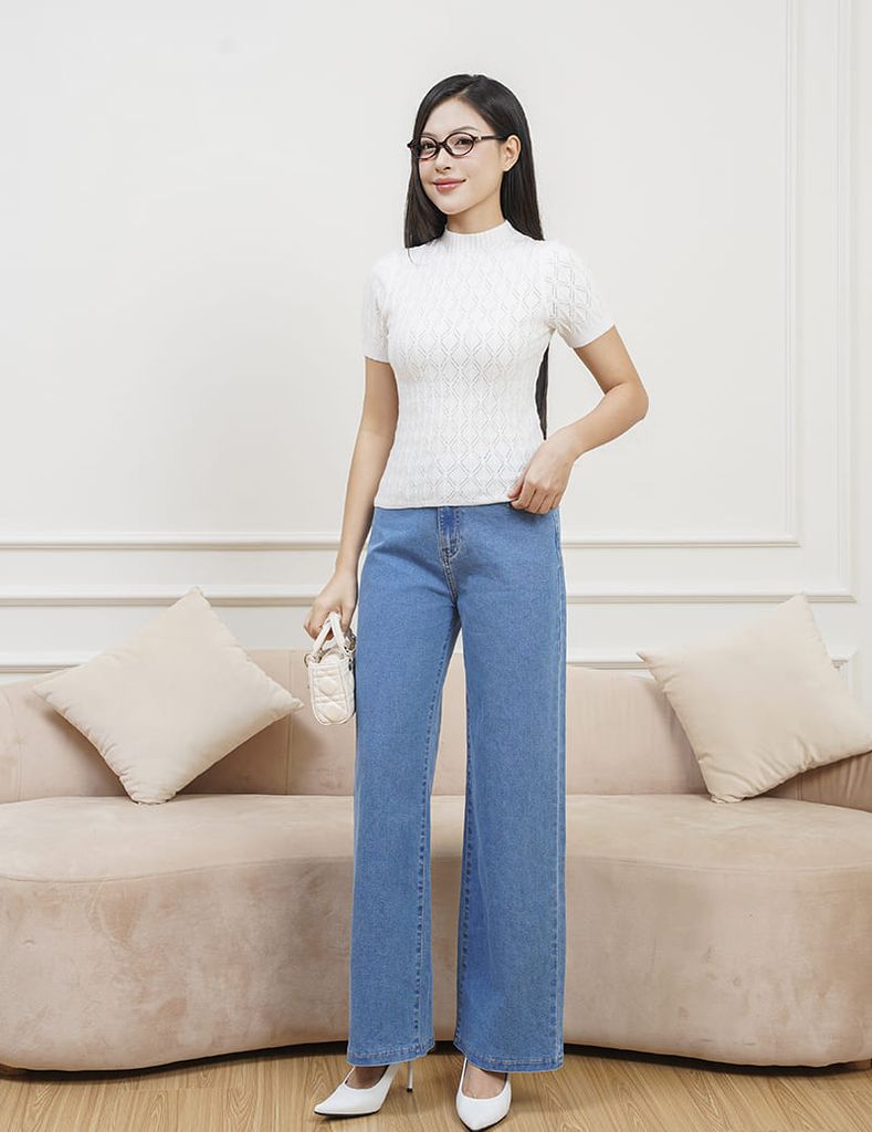 Áo len cổ cao WAL002W4
