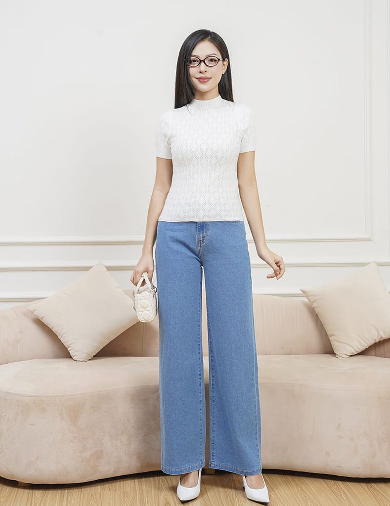 Áo len cổ cao WAL002W4