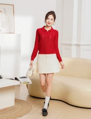 Áo len cổ bẻ nữ WAL003W4
