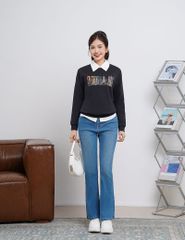 Áo nỉ cổ tròn-WAN001W4