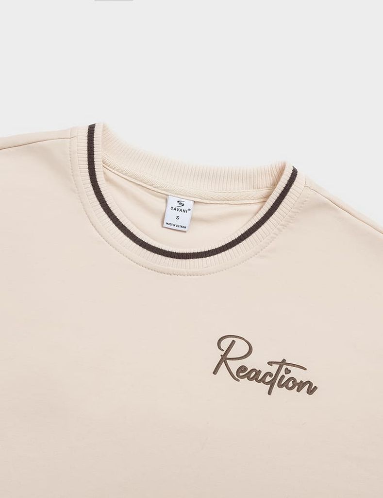 Áo nỉ cổ tròn nữ WAN002W4 dáng suông rộng