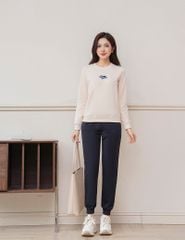 Bộ nỉ cổ tròn nữ WBK009W4