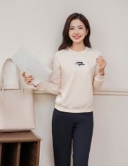 Bộ nỉ cổ tròn nữ WBK009W4