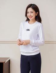 Bộ nỉ cổ tròn nữ WBK009W4