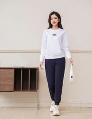 Bộ nỉ cổ tròn nữ WBK009W4