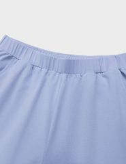 Bộ đồ hè nữ cổ tròn hình in trước ngực