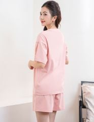 Bộ hè nữ quần đùi trơn màu