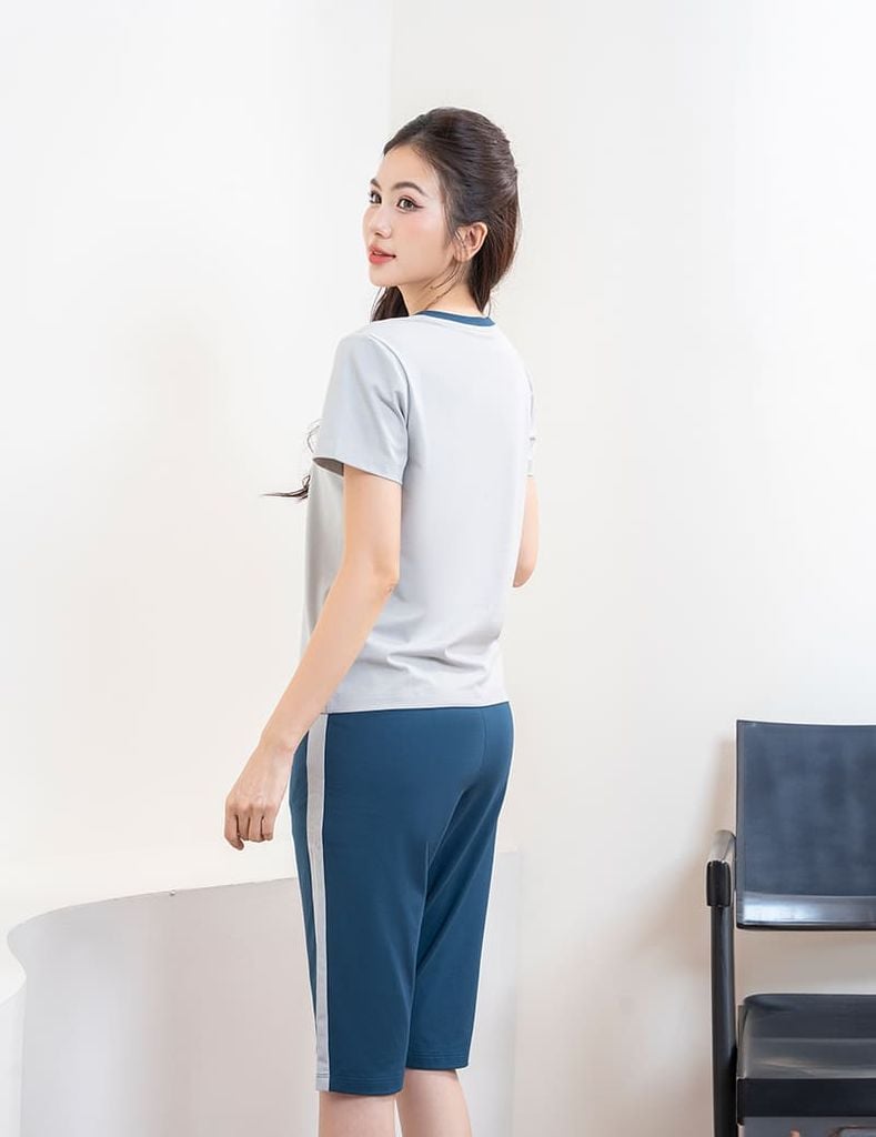 Bộ hè quần lửng nữ WBK268S4