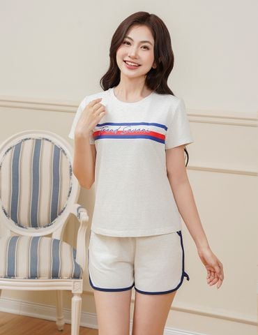 Bộ đồ hè quần đùi nữ thể thao