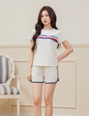 Bộ đồ hè quần đùi nữ thể thao