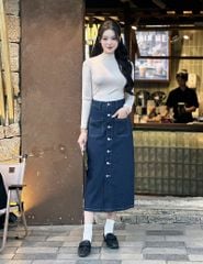 Áo giữ nhiệt cổ cao nữ WGN002W4