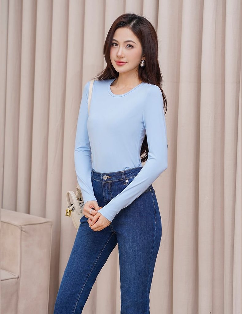 Áo giữ nhiệt cô tròn nữ WGN006W4