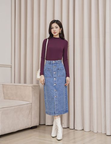 Áo giữ nhiệt cổ cao nữ WGN010W4