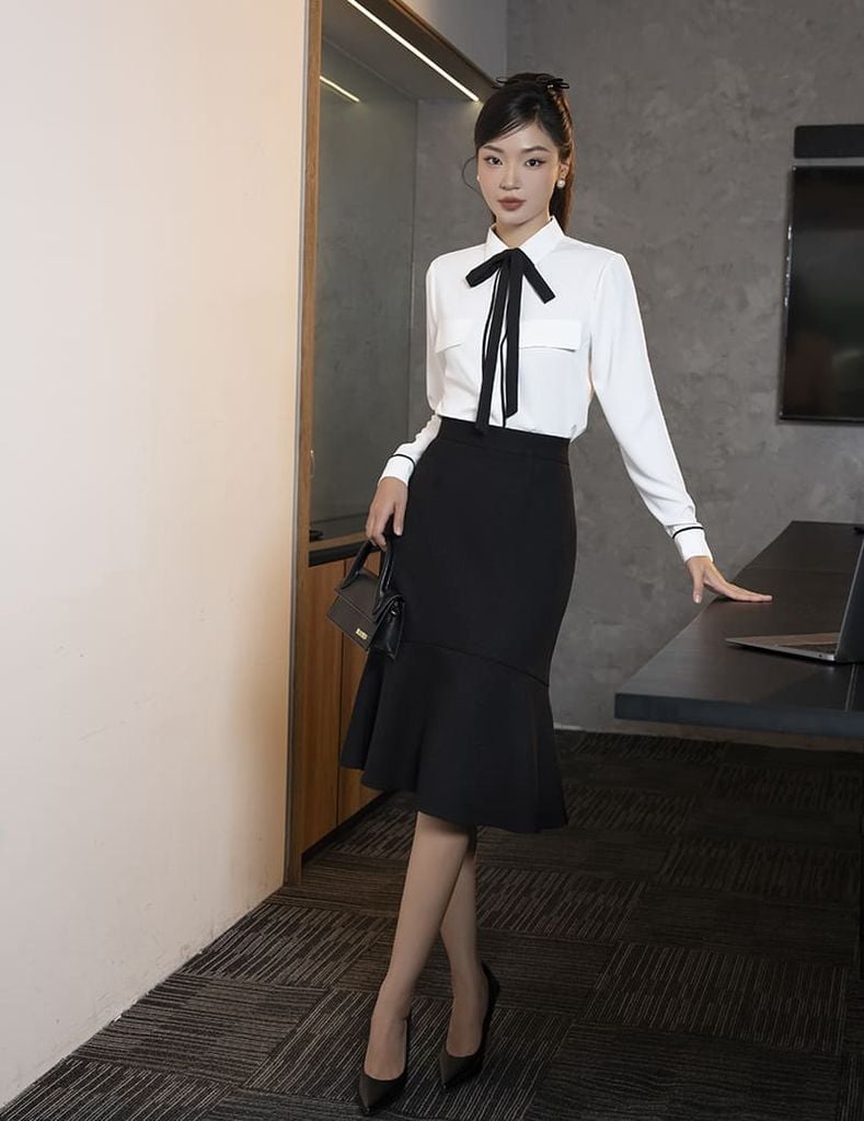 Áo sơ mi dài tay nữ WLS006K4
