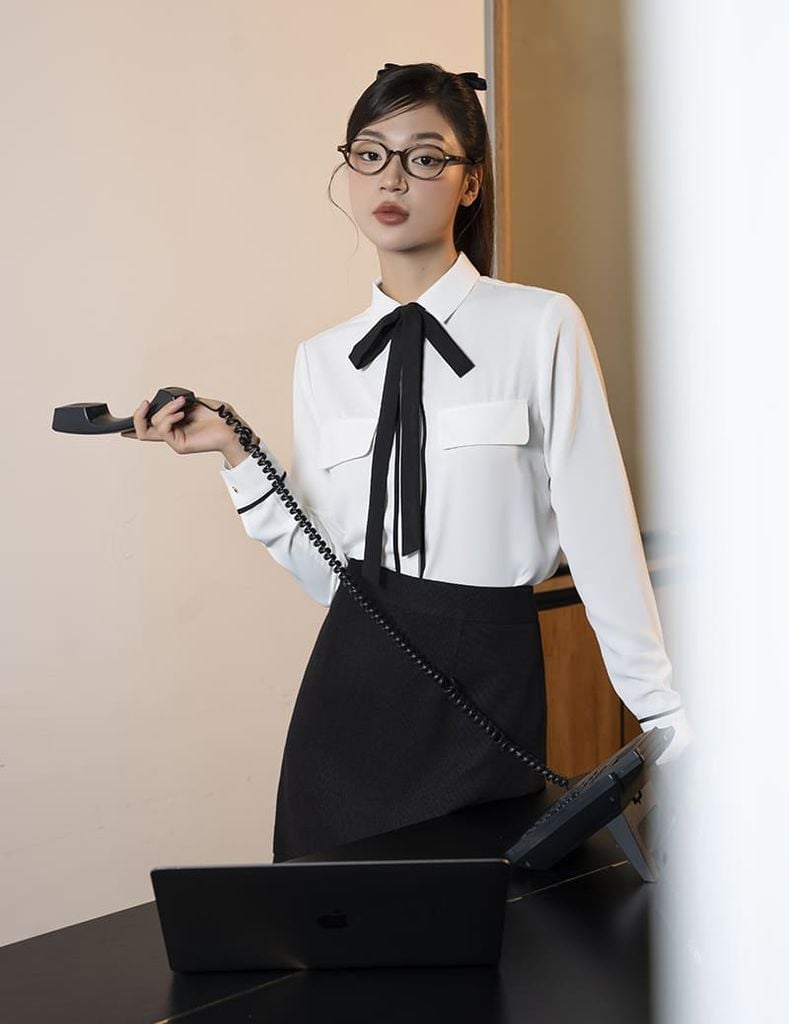 Áo sơ mi dài tay nữ WLS006K4