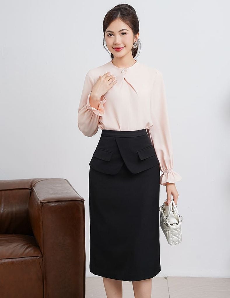 Áo sơ mi dài tay nữ WLS008K4
