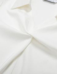 Áo sơ mi dài tay nữ cổ đức vặn xoắn giữa ngực