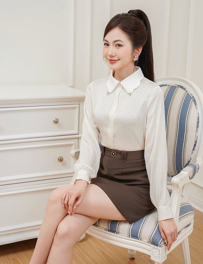 Áo sơ mi dài tay nữ WLS015K5