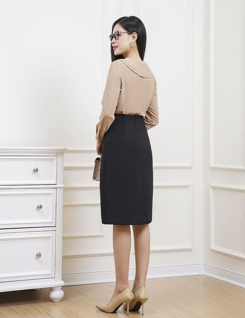 Áo sơ mi dài tay nữ WLS394K4