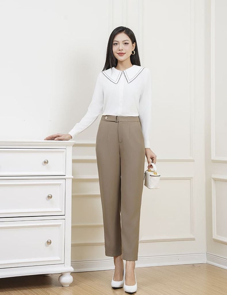 Áo sơ mi dài tay nữ WLS394K4