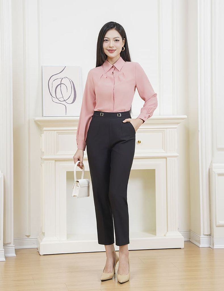 Áo sơ mi dài tay nữ WLS438K4