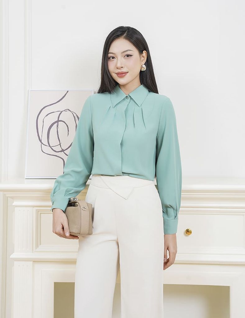 Áo sơ mi dài tay nữ WLS438K4