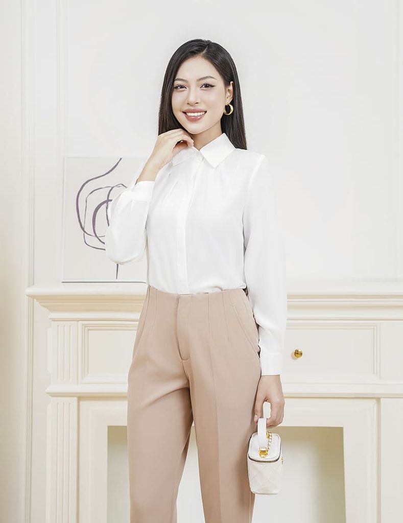 Áo sơ mi dài tay nữ WLS438K4
