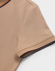Áo polo nữ mắt chim cổ line thêu tay
