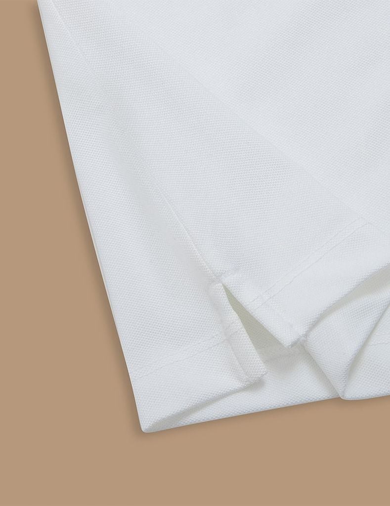 Áo polo nữ mắt chim ngắn tay cổ line