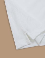 Áo polo nữ mắt chim ngắn tay cổ line