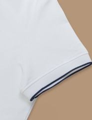Áo polo nữ mắt chim ngắn tay cổ line