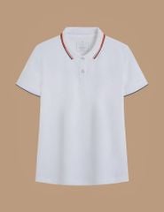 Áo polo nữ mắt chim ngắn tay cổ line