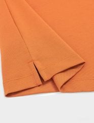 Áo polo nữ mắt chim cổ dệt jacquard thêu tay
