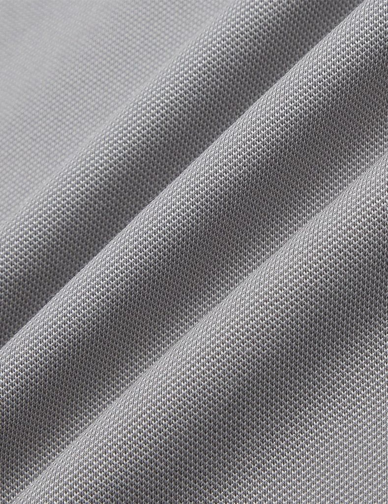 Áo polo nữ mắt chim line bo hình in trước ngực