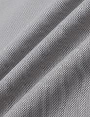 Áo polo nữ mắt chim line bo hình in trước ngực