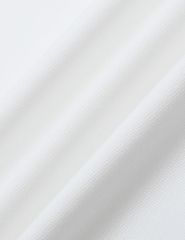 Áo polo nữ mắt chim line bo hình in trước ngực