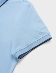 Áo polo nữ mắt chim line bo thêu tay