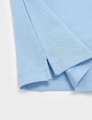 Áo polo nữ mắt chim line bo thêu tay