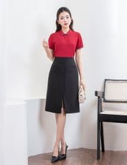 Áo thun có cổ ngắn tay WPS013S4