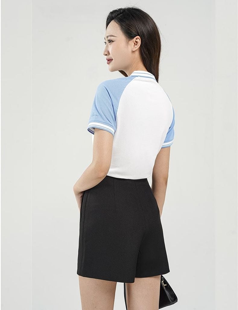 Áo thun có cổ ngắn tay nữ WPS020S4