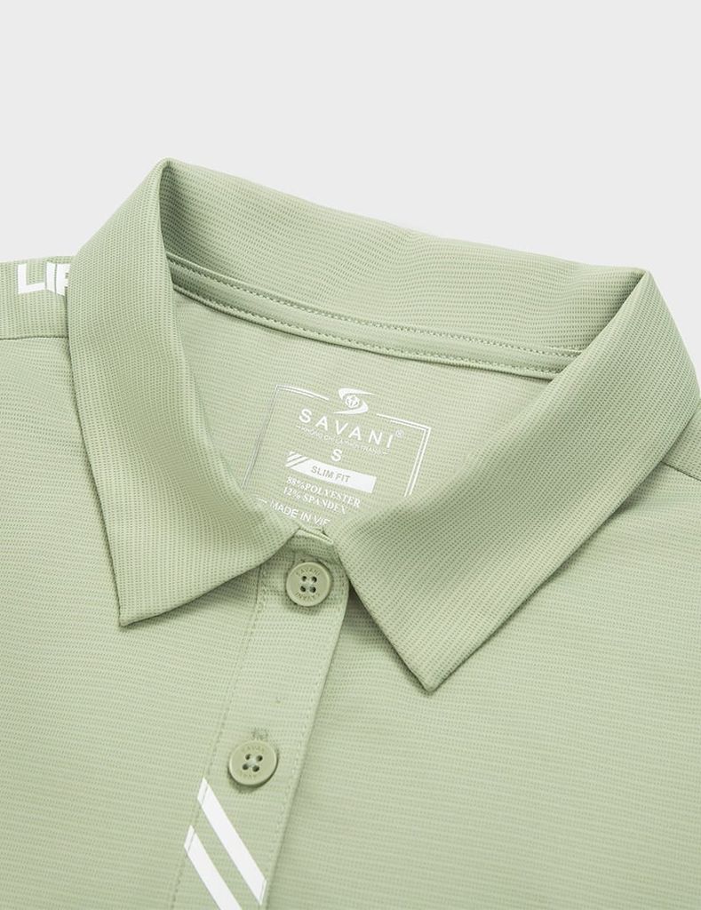 Áo polo nữ ngắn tay thể thao dáng ôm