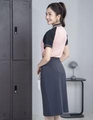 Áo thun ngắn tay có cổ nữ WPS324S4
