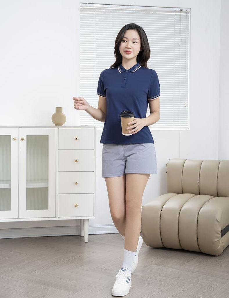Áo thun có cổ ngắn tay nữ WPU005S4
