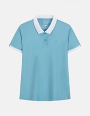 Áo polo nữ coolmax nẹp vải phối xẻ tà