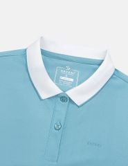 Áo polo nữ coolmax nẹp vải phối xẻ tà