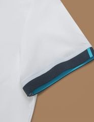Áo polo nữ coolmax nẹp vải phối xẻ tà