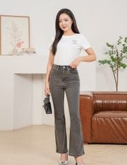 Quần jean nữ ống loe dáng ôm